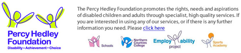Percy Hedley Banner
